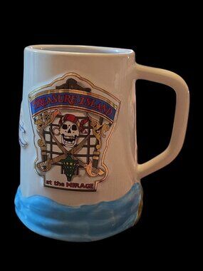 Treasure Island at the Mirage One Pint Ceramic 3D Tankard